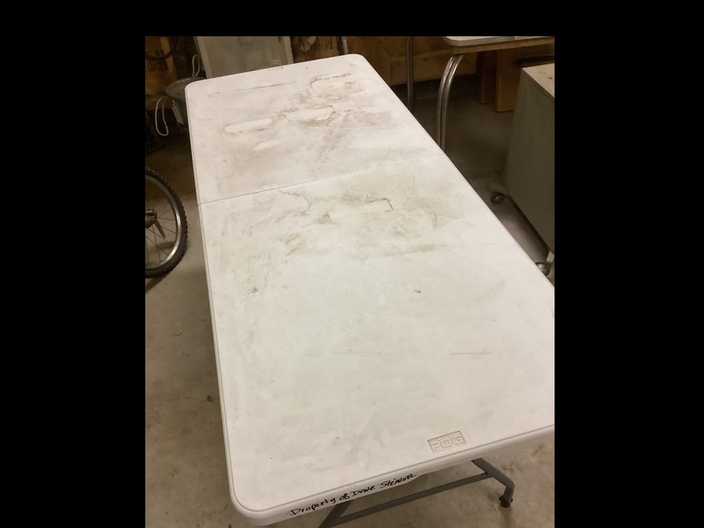 Portable Plastic Table - 72”x29”
