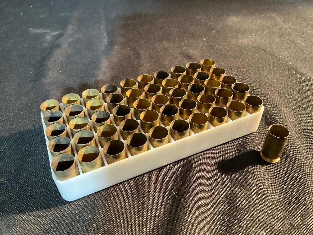 45 AUTO Brass Casings W/cartridge Holder (51)