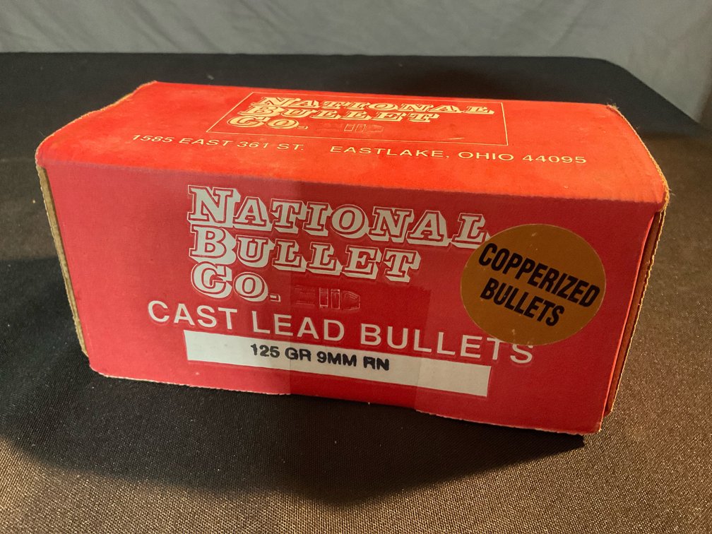 National 9mm 125gr RN Bullets (500)