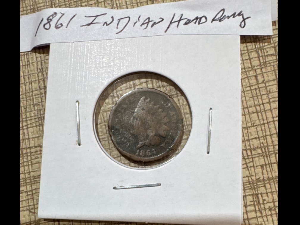 1861 Indian Head Penny