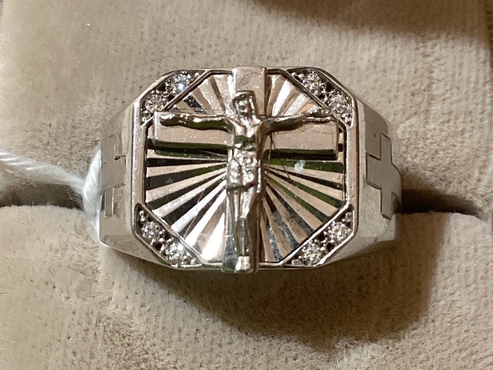 Silver Cross Ring