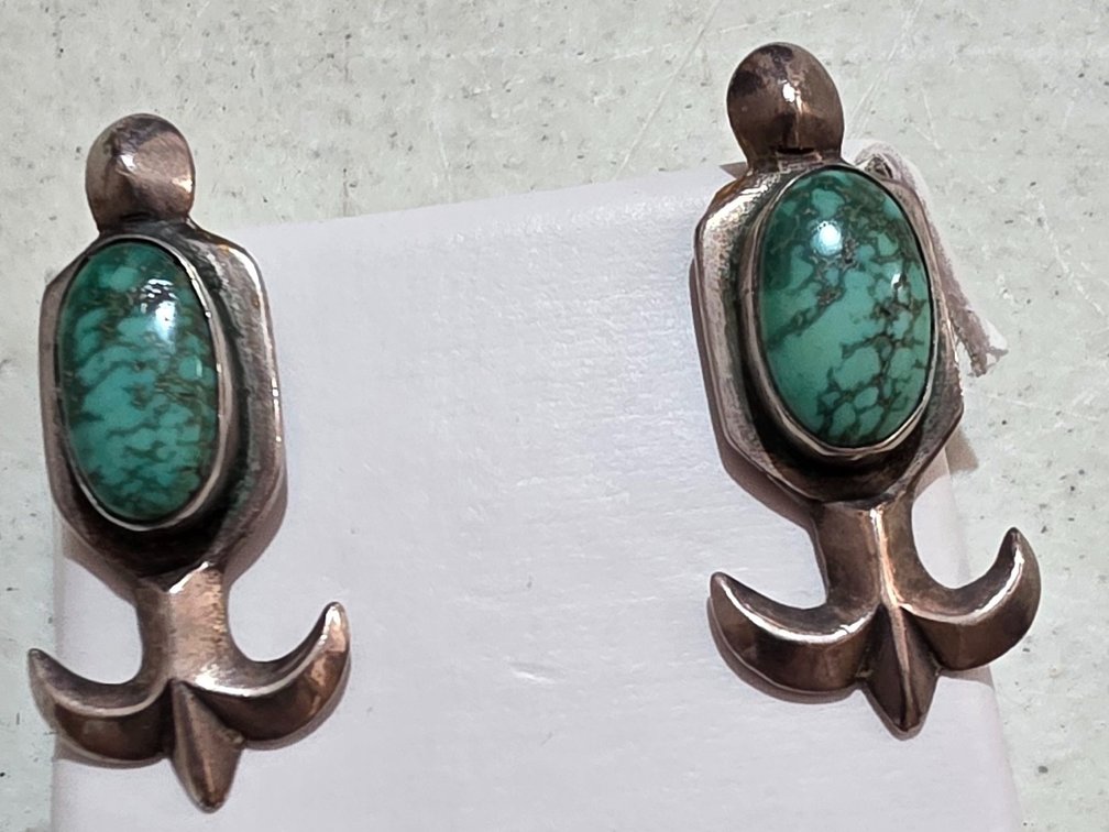 Sterling and Turquoise Earrings