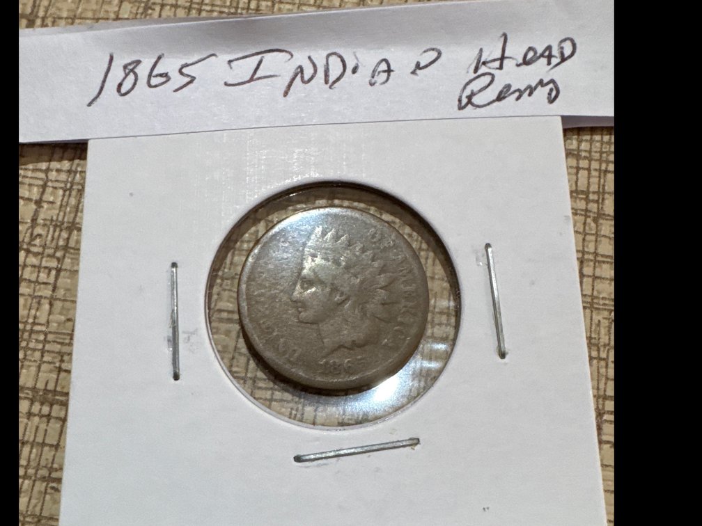 1865 Indian Head Penny