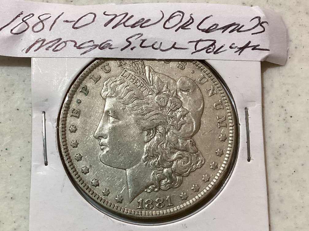 1881 New Orleans Morgan Silver Dollar