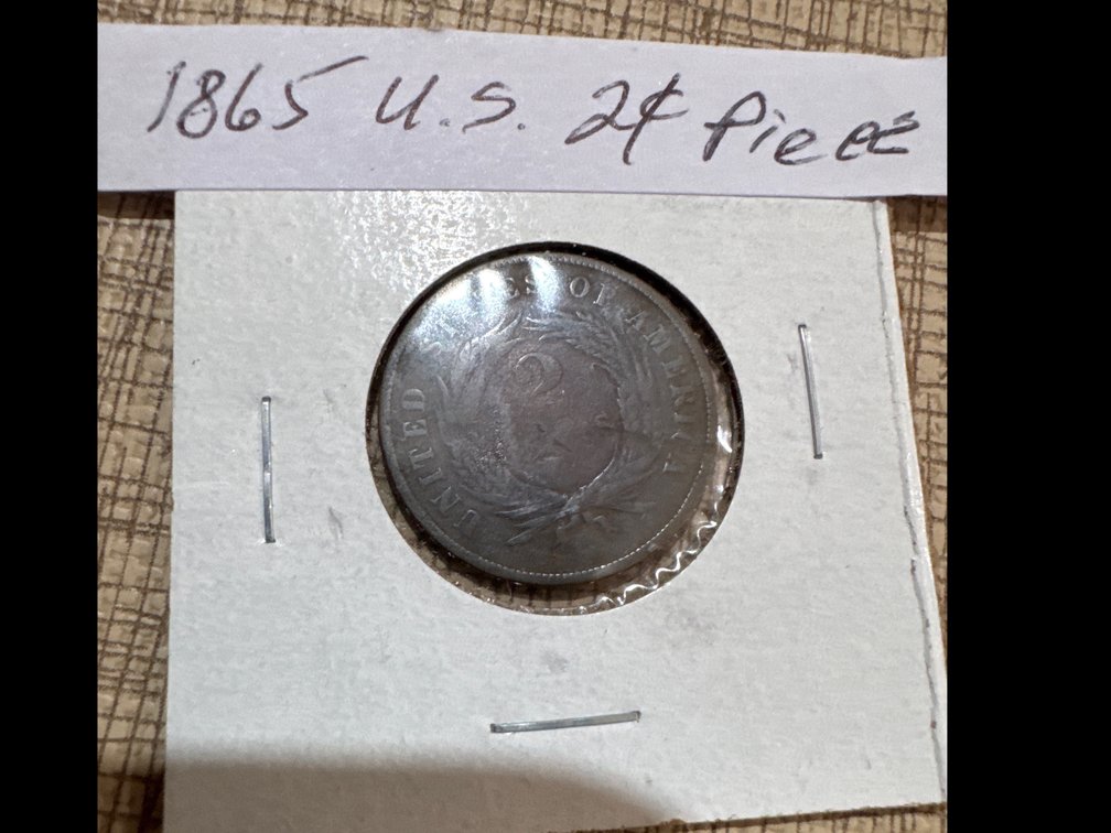 1865 U.S. 2 Cent Piece