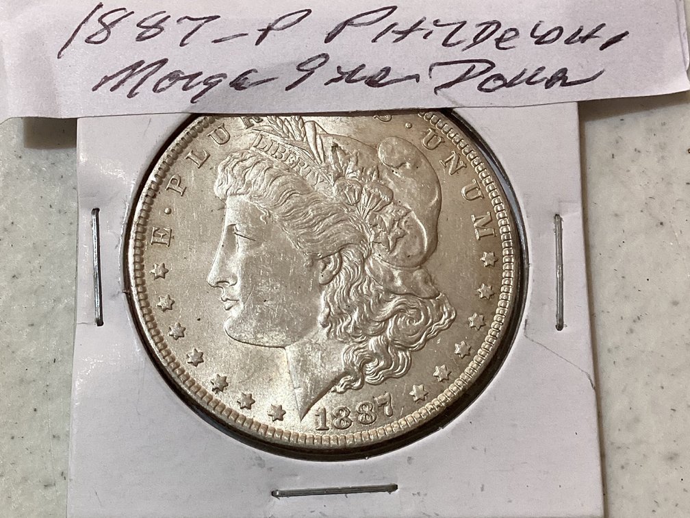 1887 P Morgan Silver Dollar