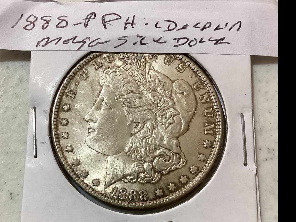 1888 P Morgan Silver Dollar