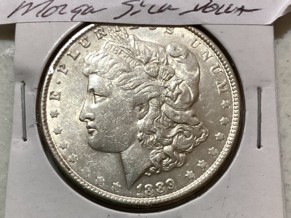 1889 P Morgan Silver Dollar
