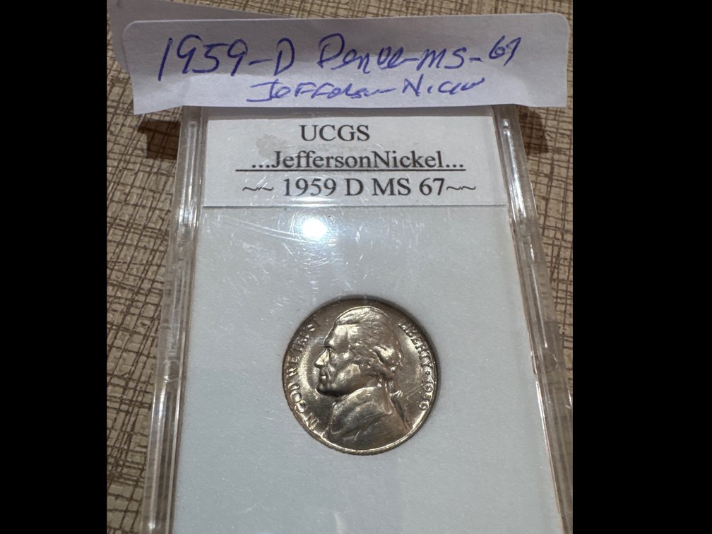 1959-D Denver MS-67 Jefferson Nickel