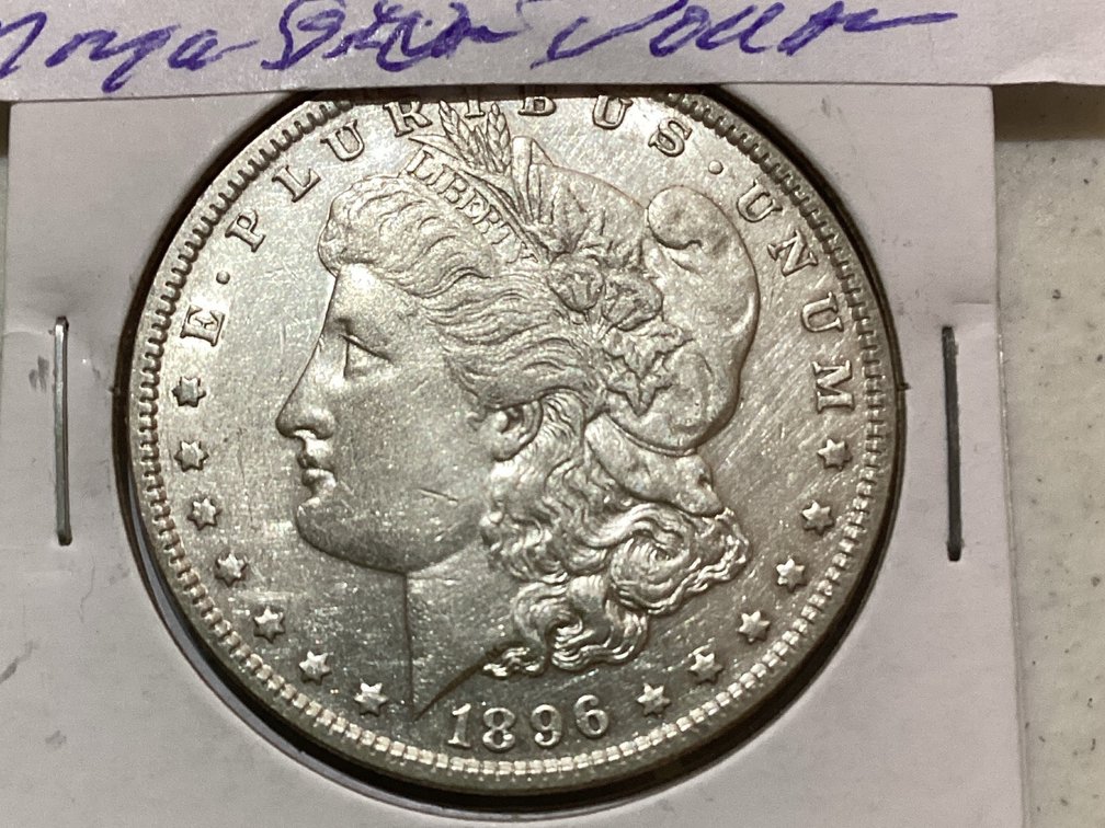 1896 P Morgan Silver Dollar