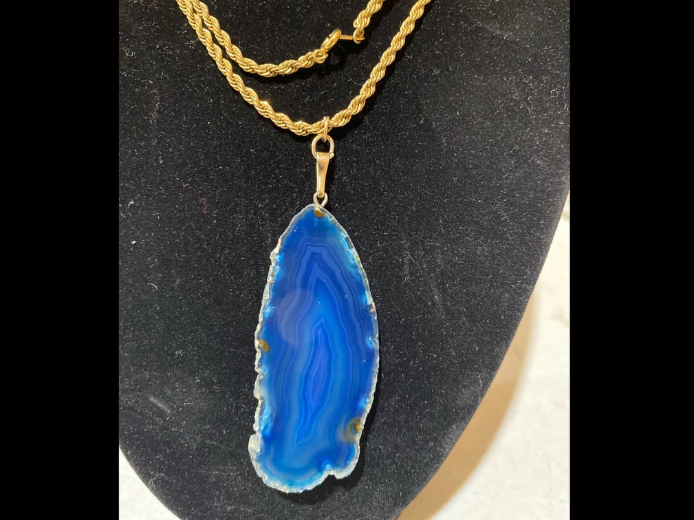 Gold Filled Agate Necklace