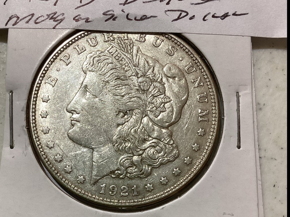 1921 D Morgan Silver Dollar