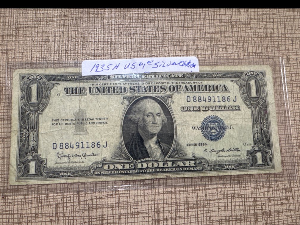 1935-H U.S. $1 Silver Certificate