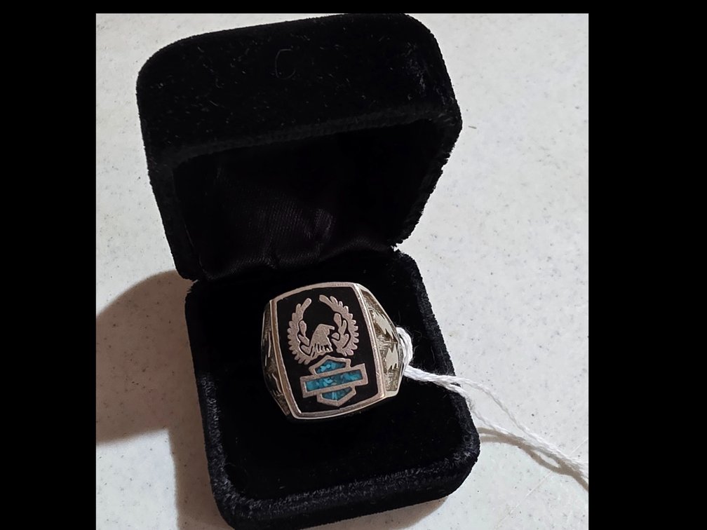 Mens Harley Davidson Ring