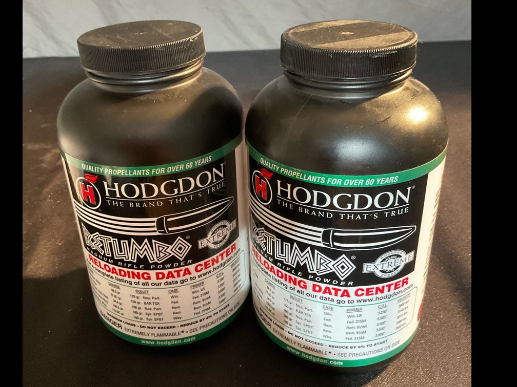 Hodgdon Retumbo Magnum Rifle Powder (2-1lbs)