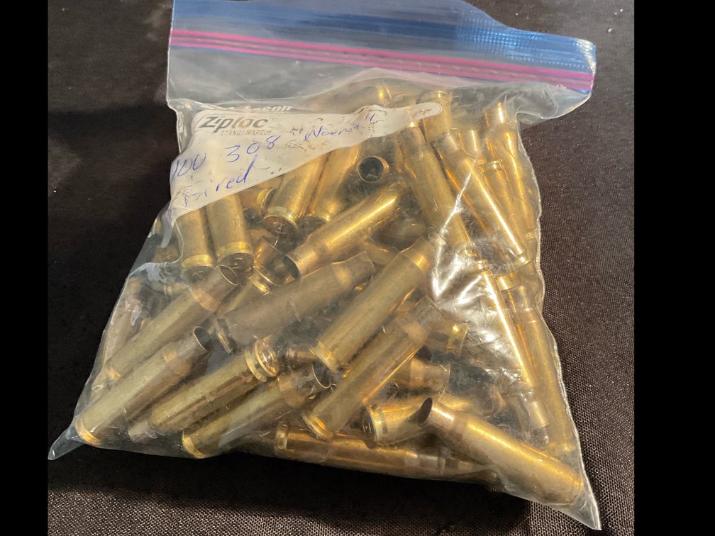 308 WIN Brass Casings (100)
