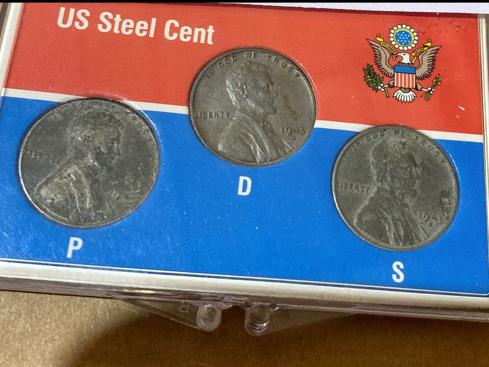1943 PDS Steel Penny Set