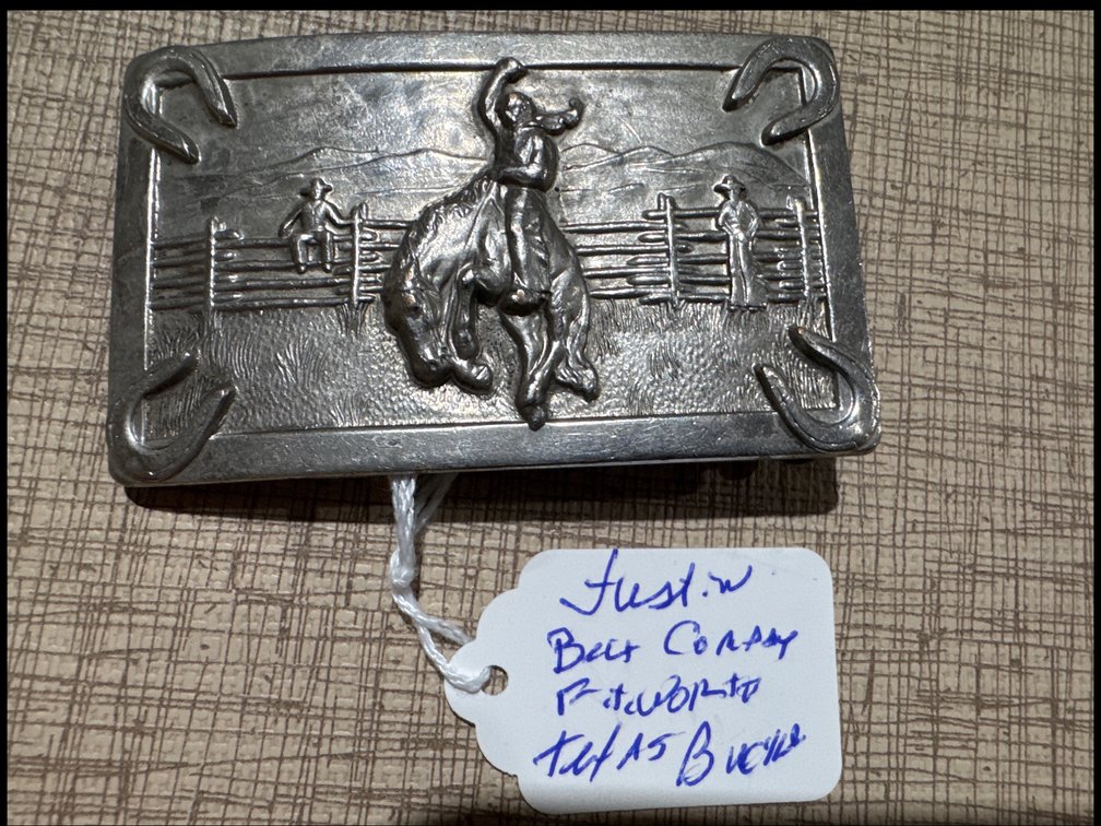 Justin Belt Company, Silvertone Buckle