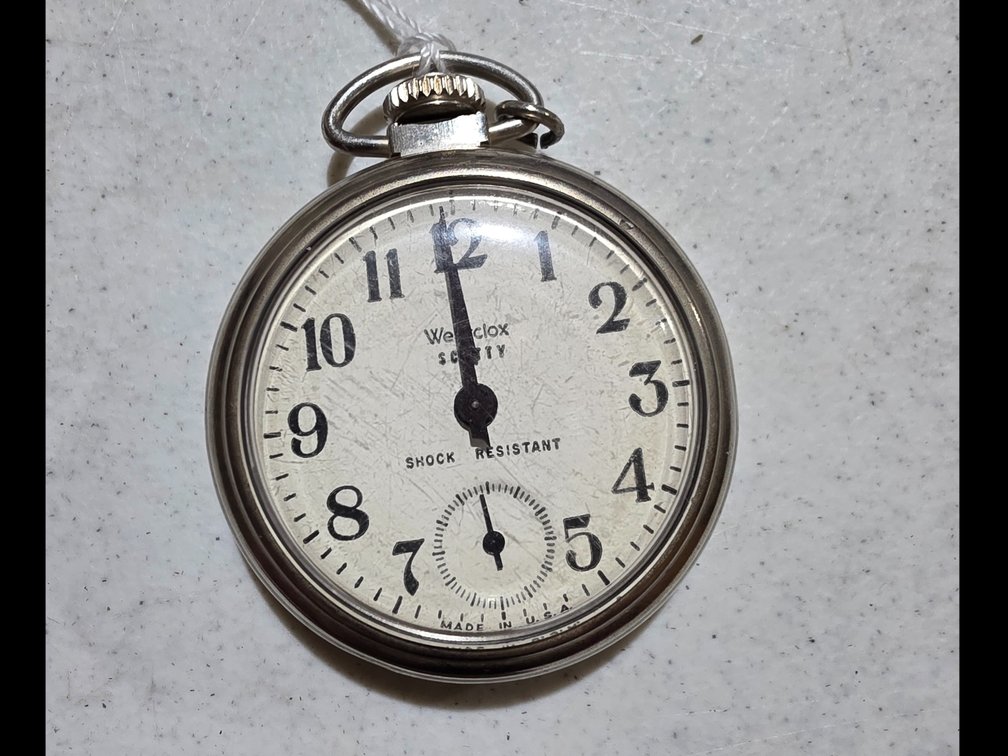 Vintage Westclox Pocket Watch