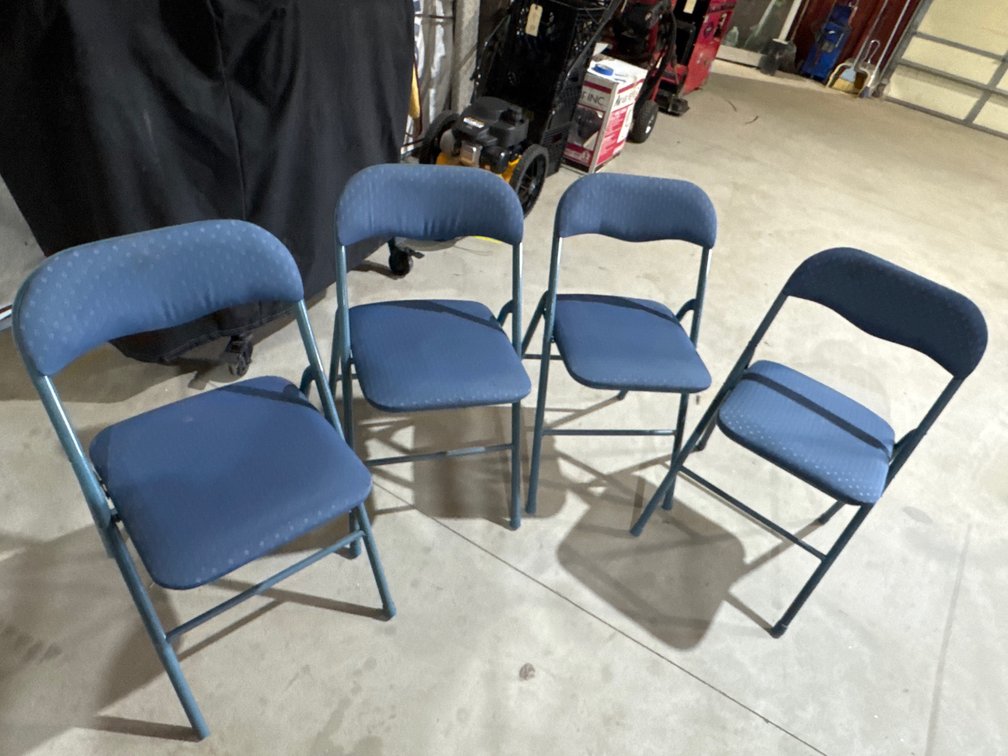 Padded Folding Chairs