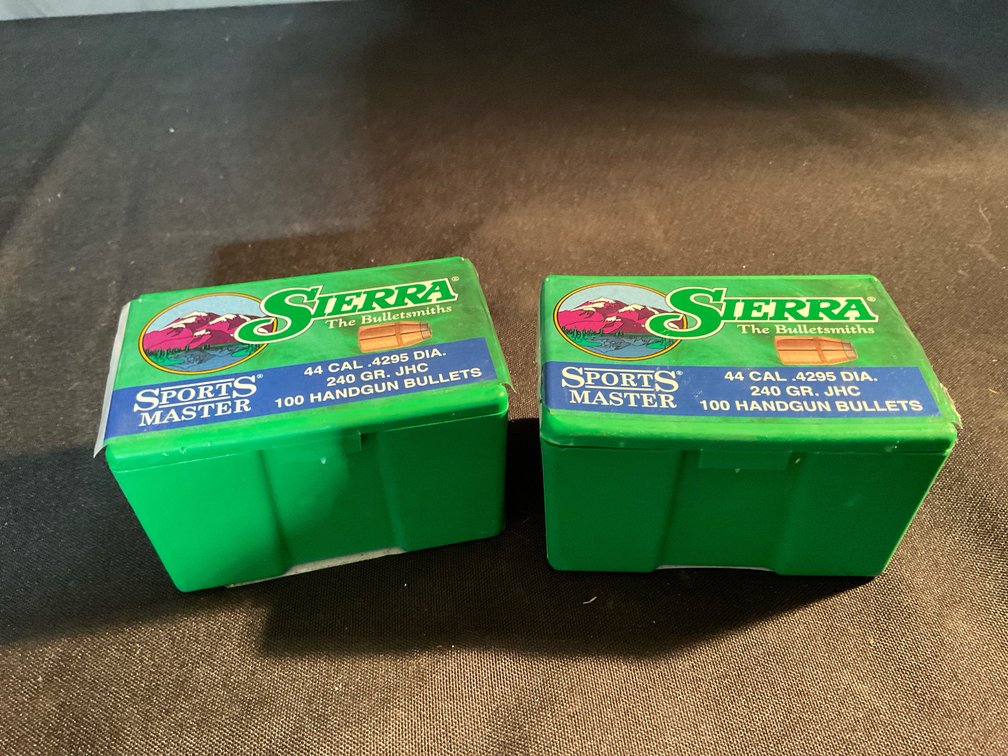 Sierra 44 Cal. .4295” 240gr JHC Handgun Bullets (115)