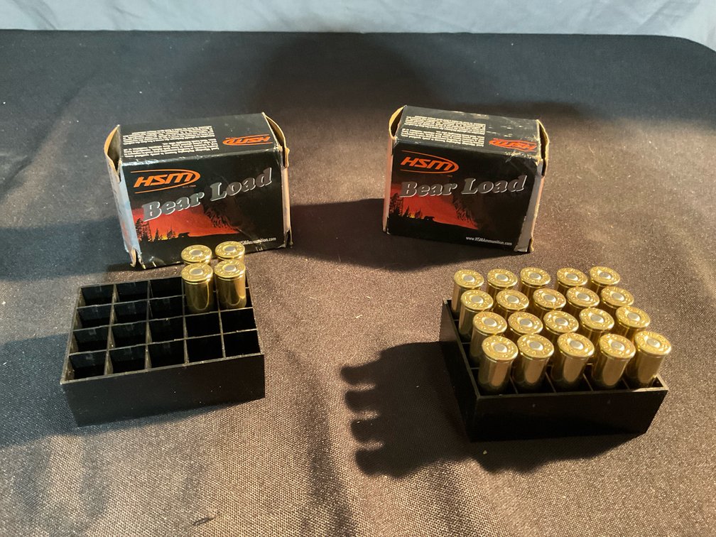 HSN Bear Load 44 MAG 305gr Lead WFN Gas Check Ammo (24)