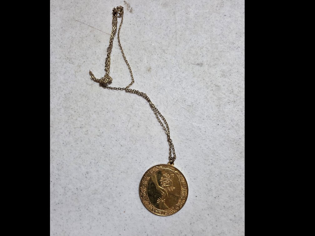 Sterling Silver/Gold Plated Mother's Necklace
