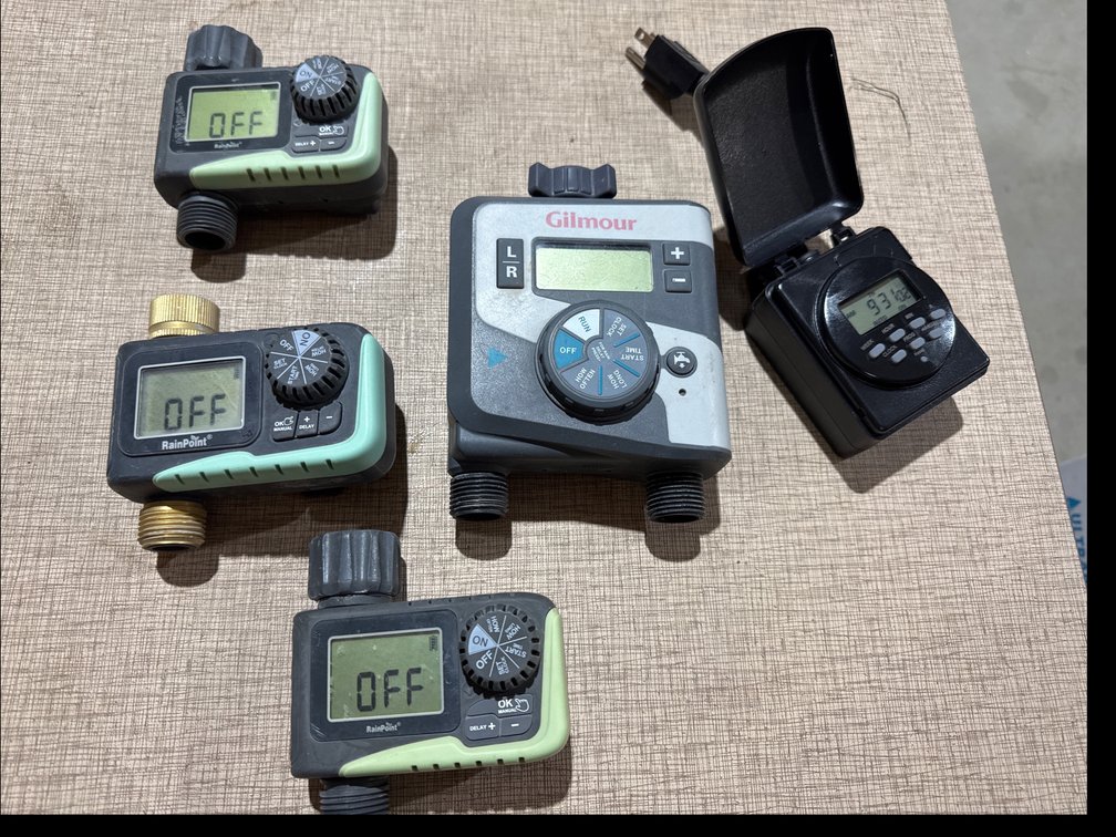 Rain Point/ Gilmour Electronic Programmable Garden Hose Water Timers