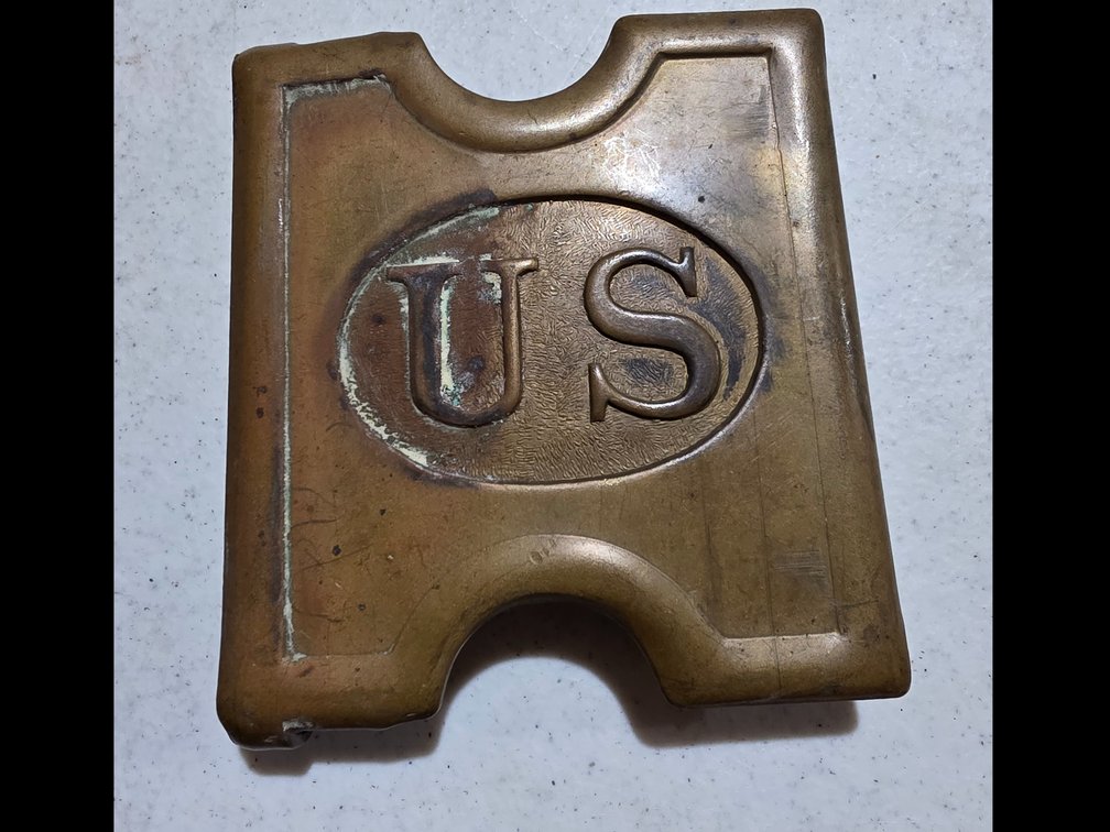 1881 Anson Brass Military Beltbuckle