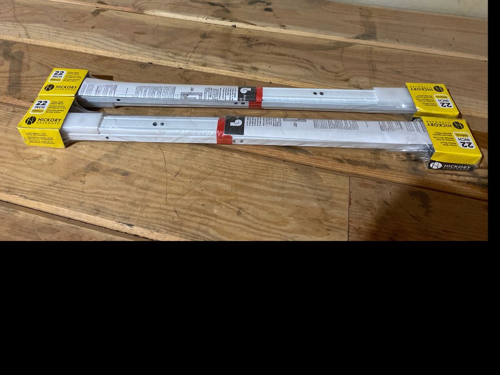 Hickory Hardware Drawer Glide Lot of 2 NEW