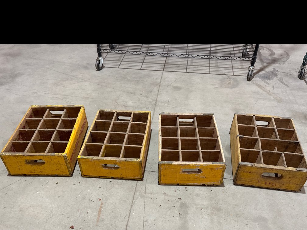 Coca-Cola Wooden Pop Crates