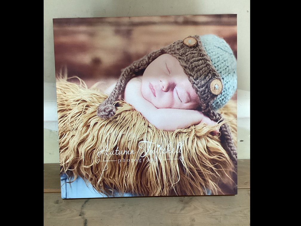 Autumn Baby Canvas Photo