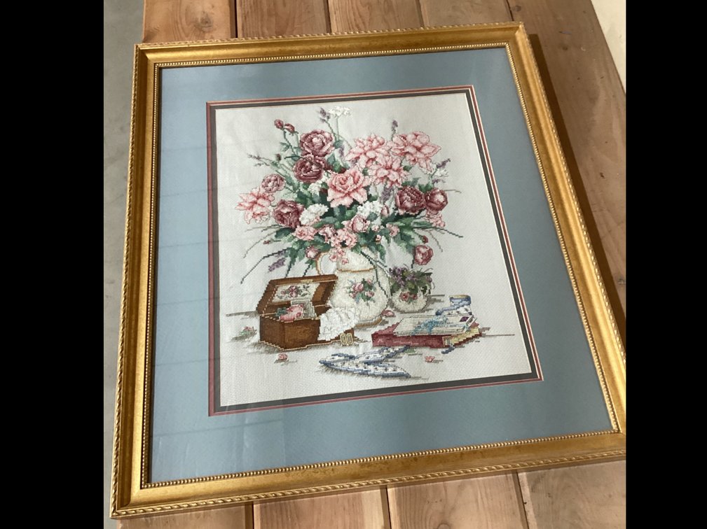 Needle Point Flower Bouquet