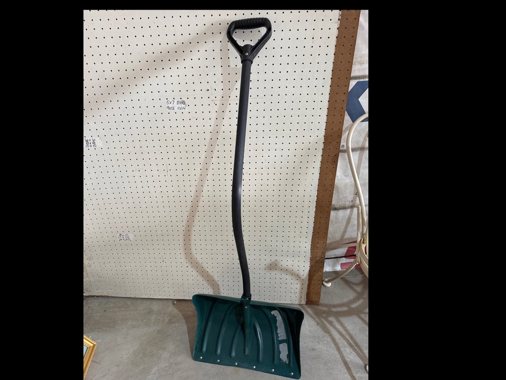 Curved Handle Snow Shovel