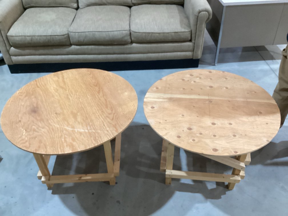 Round Wooden Tables