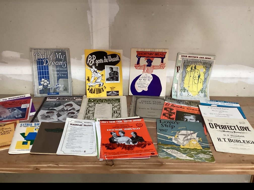 Assorted Sheet Music