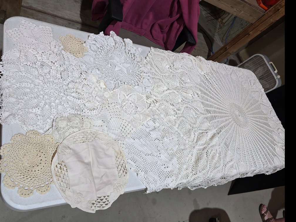 Doilies and Table Cover