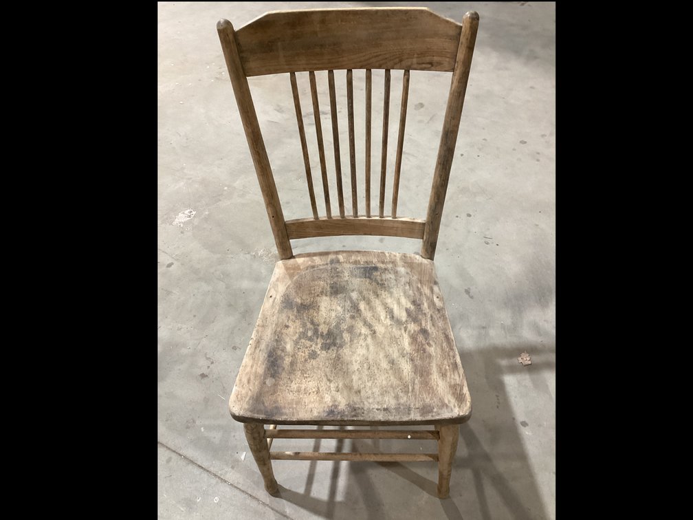 Wooden Chair With Spindals