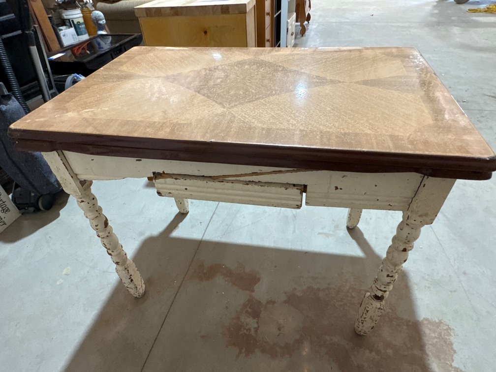 Wooden Table W/Drawer