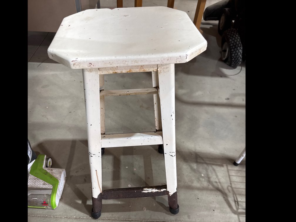 Wood/Metal Stool
