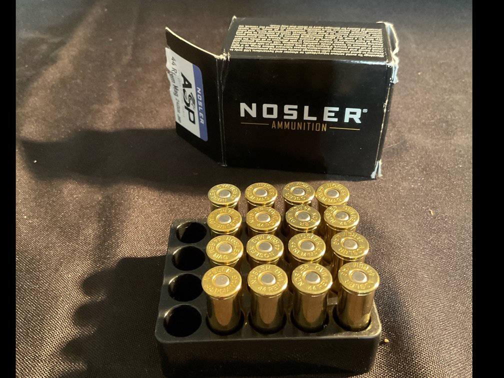 Nosler ASP 44 REM MAG 240gr JHP Ammo (16)