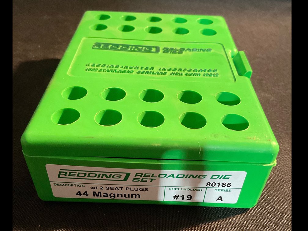 Redding 44 MAG Reloading Set W/ 2 Seat Plugs