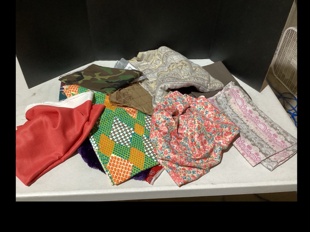 Assorted Fabric Pieces