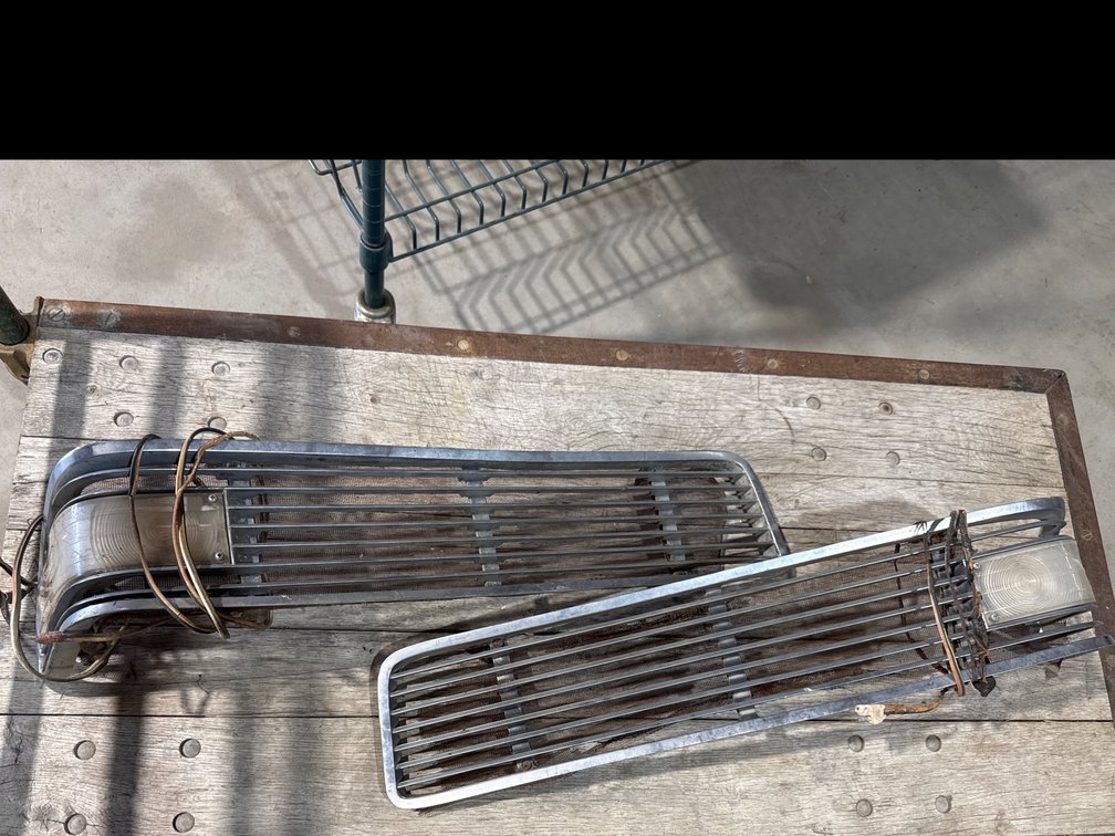1958 Ford Etsil Front Grill Assembly Sections