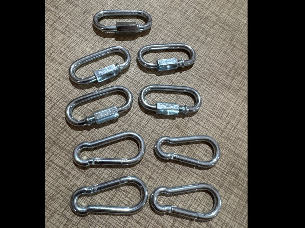 Quick chain Links and Snap Hooks