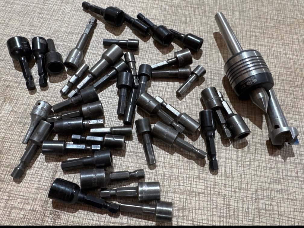 Lathe Revolving/Live Center, and Nut Drivers
