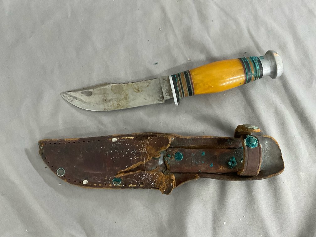 Kinfolk's Fixed Blade Knife W/ Leather Sheath