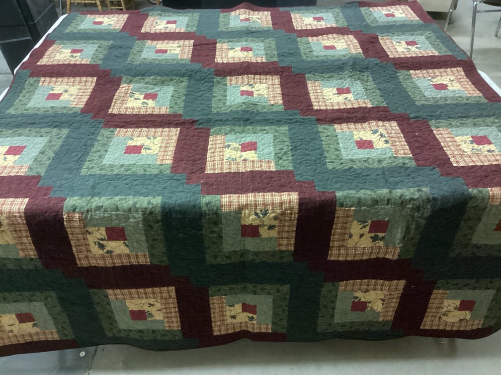 Twin Flannel Christmas Quilt