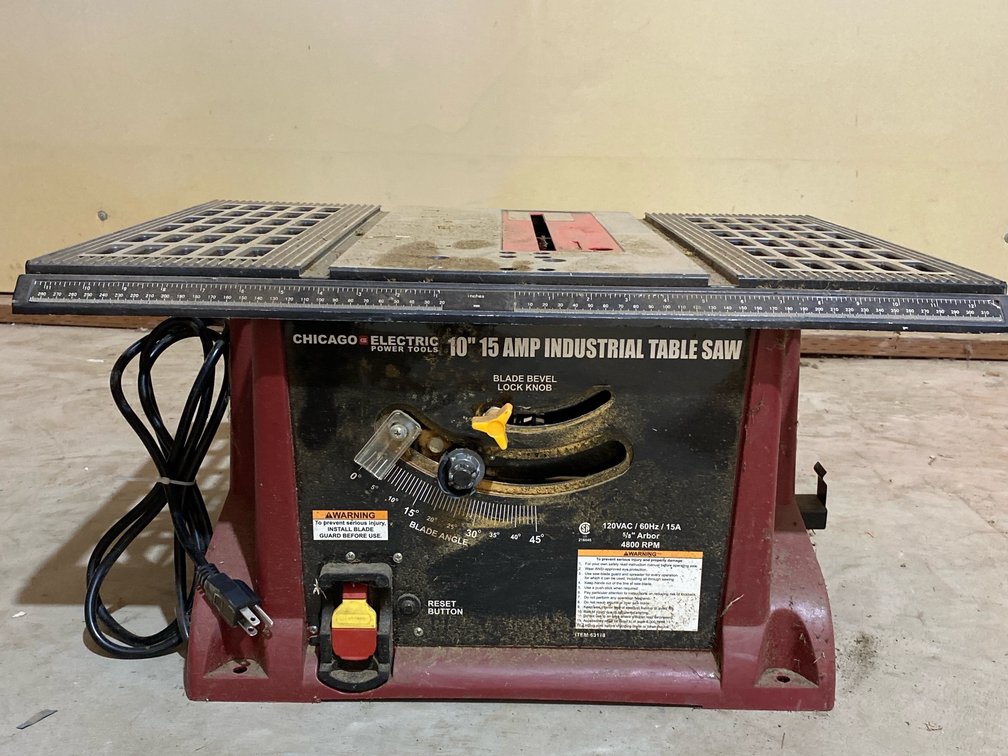 Chicago Electric 10” Table Saw