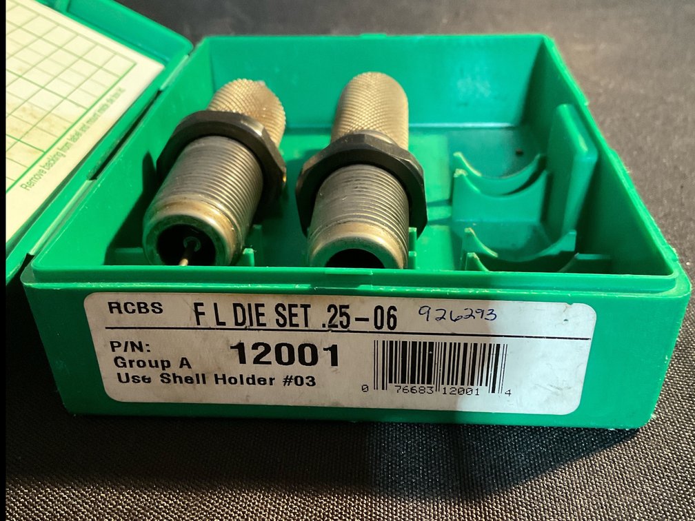 RCBS 25-06 FL Die Set